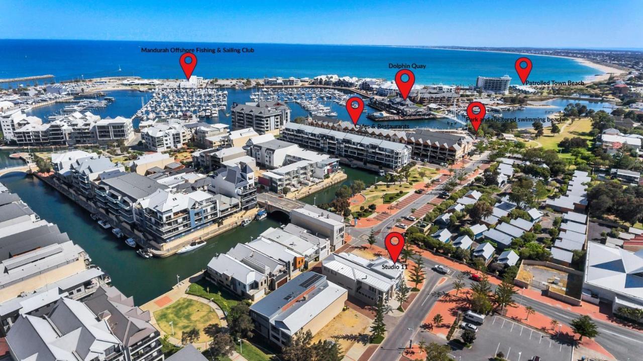 Studio 11 Mandurah Marina Exterior foto